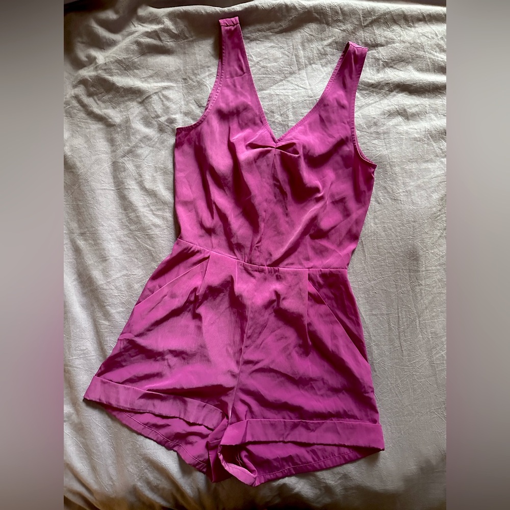 Magenta/fuscia romper